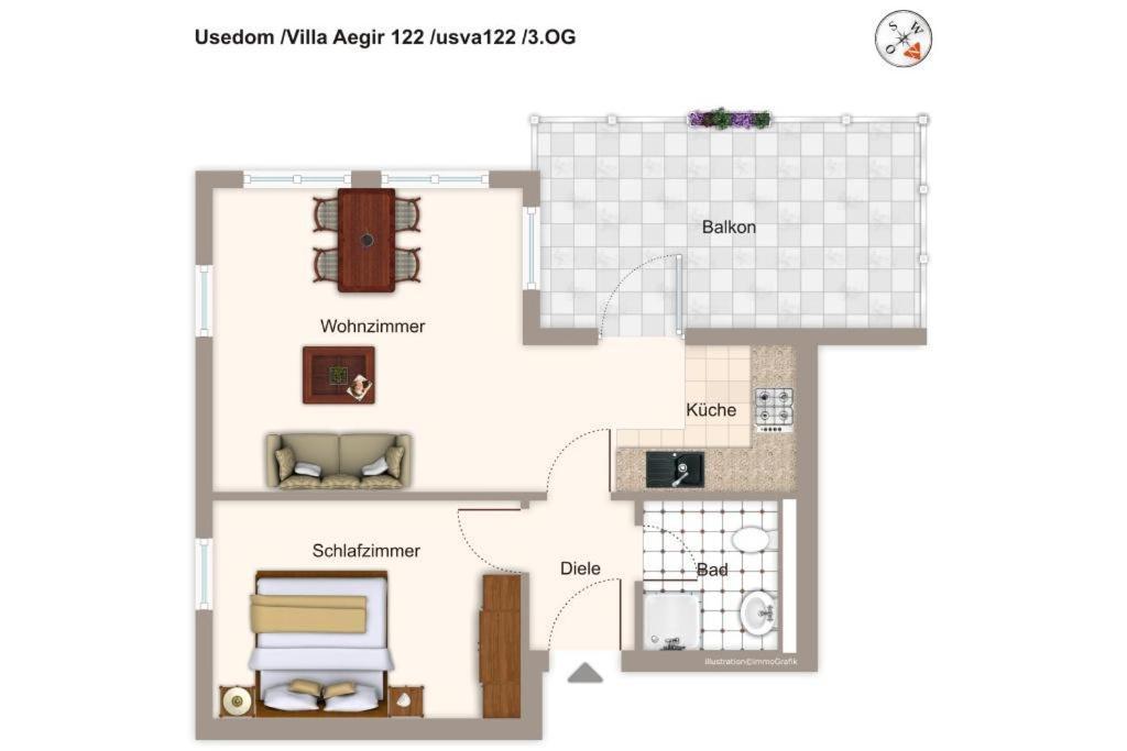 Villa Aegir Villa Aegir 122 ゼーバート・ヘリングスドルフ エクステリア 写真